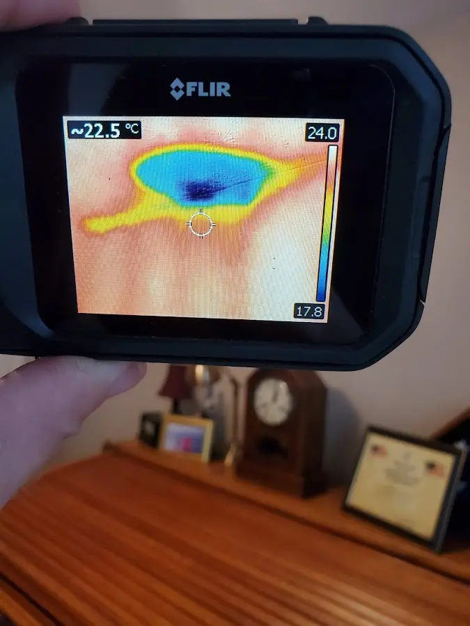 Thermal imaging inspection for water damage in Canandaigua
