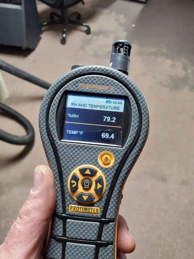 Moisture meter humidity assessment for Fire & Smoke Damage Restoration in Canandaigua