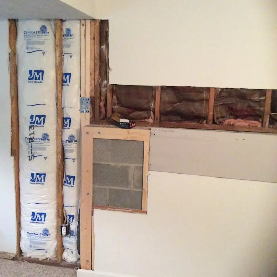 Wall insulation replacement during Odor Removal & Deodorization in Canandaigua